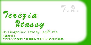 terezia utassy business card